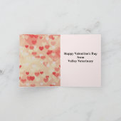 Carte Chat Chien Saint-Valentin Cœur Rose Rouge Ami Anim (Intérieur)