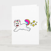 Carte Chat comme Licorne (Devant)