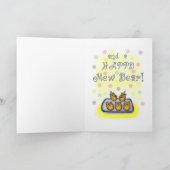 Carte Chat Cookie de Noël (Intérieur)