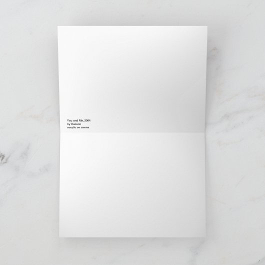 Carte Chat d'amour (Intérieur)