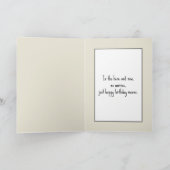 Carte Chat D'Anniversaire Avec Mug De Café (Intérieur)