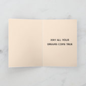 Carte Chat d'anniversaire | Chat Beige Joyeux Anniversai (Intérieur)