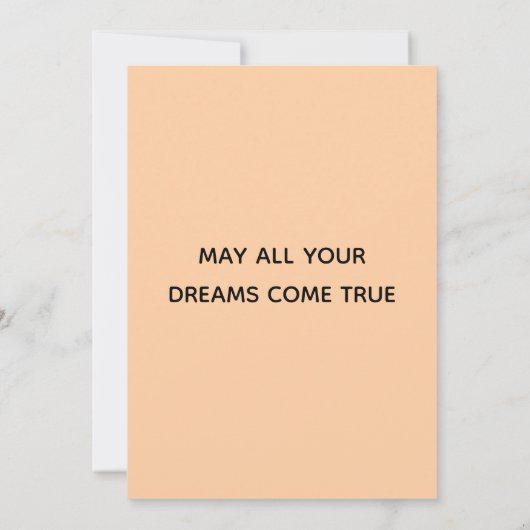 Carte Chat d'anniversaire | Chat Beige Joyeux Anniversai (Dos)