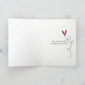 Carte chat d'anniversaire dans le clair de lune (Intérieur)