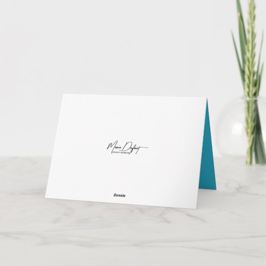 Carte Chat d'anniversaire dans un panier de fil (Dos)