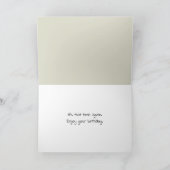 Carte Chat d'Anniversaire Obtenir Un Bain (Intérieur)