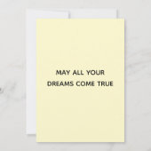 Carte Chat d'anniversaire | Orange Chat Joyeux Anniversa (Dos)