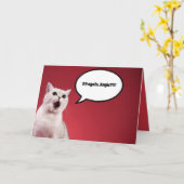 Carte Chat d'anniversaire personnalisée, "29 encor (Fleur jaune)