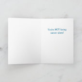 Carte Chat dans la valise Cancer Support (Intérieur)