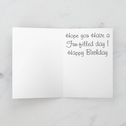 Carte Chat dans le cirque avec l'éléphant et le joint (Intérieur)