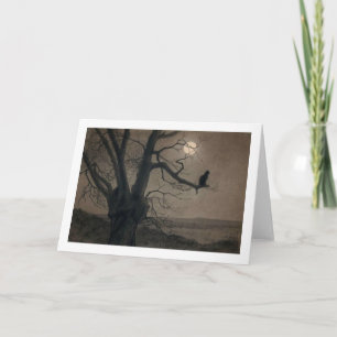 Carte Chat dans le clair de lune, Alexandre Steinlen