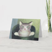 Carte Chat dans le seau (Devant)