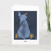 Carte Chat de Blue'z par Robyn Feeley (Dos)