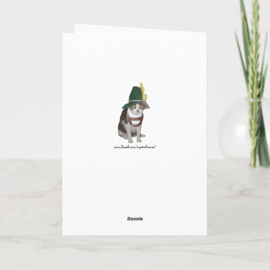 Carte Chat de Customizable (Dos)