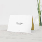 Carte Chat de gingembre en Panier d'automne Anniversaire (Dos)