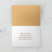 Carte Chat de gingembre sur une clôture rustique (Intérieur)