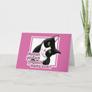 Carte Chat de la Fête des Mères