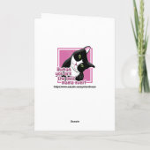 Carte Chat de la Fête des Mères (Dos)
