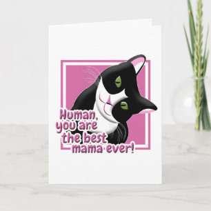 Carte Chat de la Fête des Mères