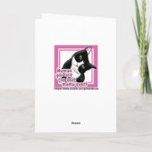 Carte Chat de la Fête des Mères (Dos)