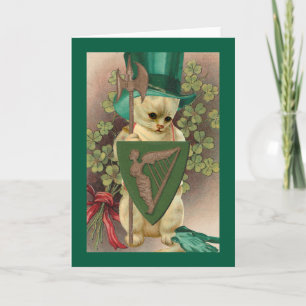 Carte Chat de la Saint-Patrick