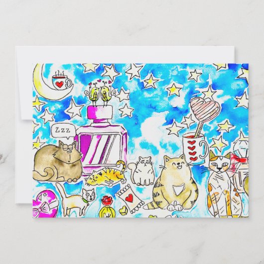 Carte Chat de la Saint-Valentin (Devant)