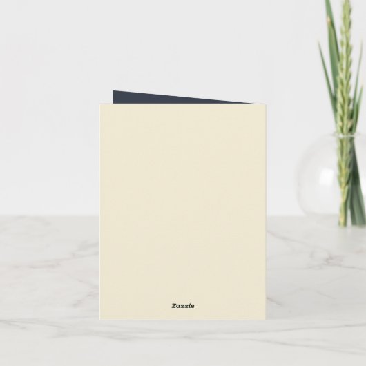 Carte Chat de message Ajouter une graduation (Dos)