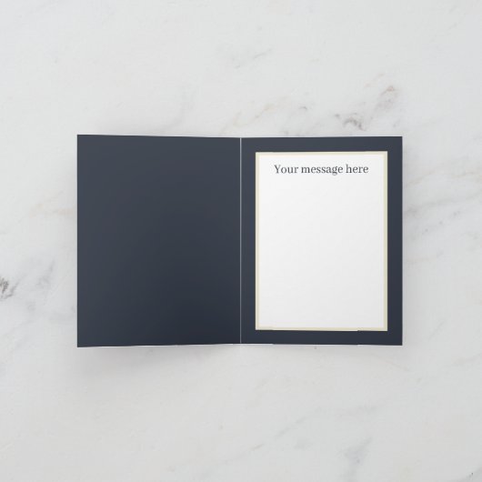 Carte Chat de message Ajouter une graduation (Intérieur)