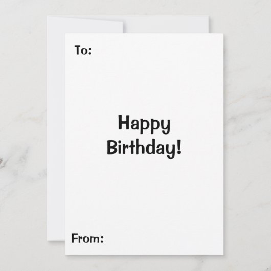 Carte Chat de musique violon (Dos)