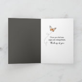 Carte Chat débraillé pensant à vous (Intérieur)