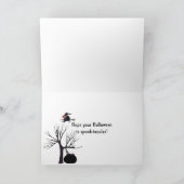 Carte Chat d'Halloween (Intérieur)