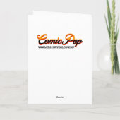 Carte Chat doux et dormant | Joyeux anniversaire (Dos)