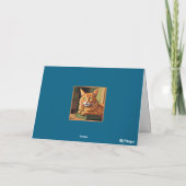 Carte Chat drôle de Gibraltar (Dos)