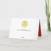 Carte Chat drôle de Noël Souris mignonne (Dos)