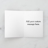 Carte Chat drôle fumant une cigarette Salutation sarcast (Intérieur)