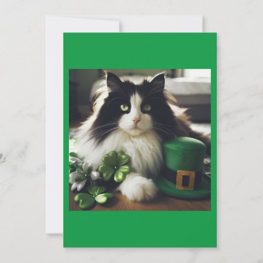 Carte Chat du jour de St. Patty (Devant)