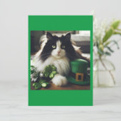 Carte Chat du jour de St. Patty (Debout devant)