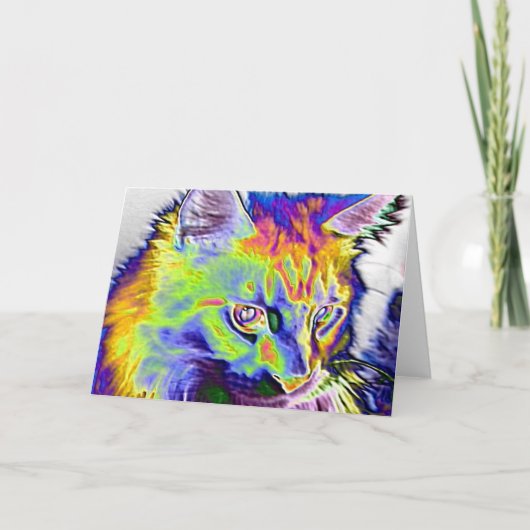 Carte Chat électrique (Devant)