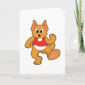 Carte Chat en course (Devant)