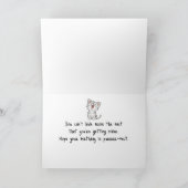 Carte Chat En Sac En Papier Anniversaire (Intérieur)