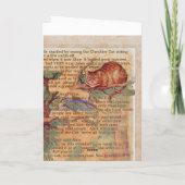 Carte Chat et Alice de Cheshire (Dos)