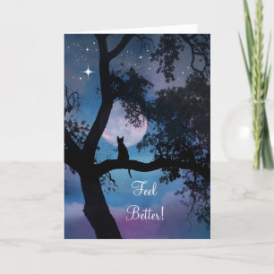Carte Chat et Lune se sentent mieux, s'en sortent bientô