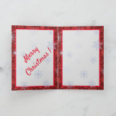 Carte Chat et Père Noël (Intérieur)