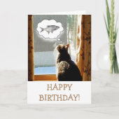 Carte Chat Et Poisson Anniversaire (Devant)