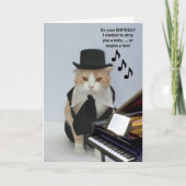 Carte Chat Funny personnalisable (Devant)