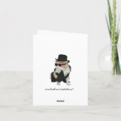 Carte Chat Funny personnalisable (Dos)