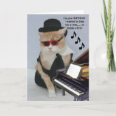 Carte Chat Funny personnalisable (Devant)