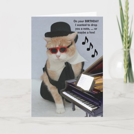 Carte Chat Funny personnalisable (Devant)