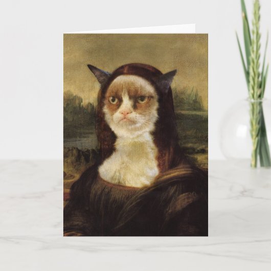 Carte Chat grincheux (Devant)