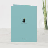 Carte Chat grumpy d'anniversaire (Dos)